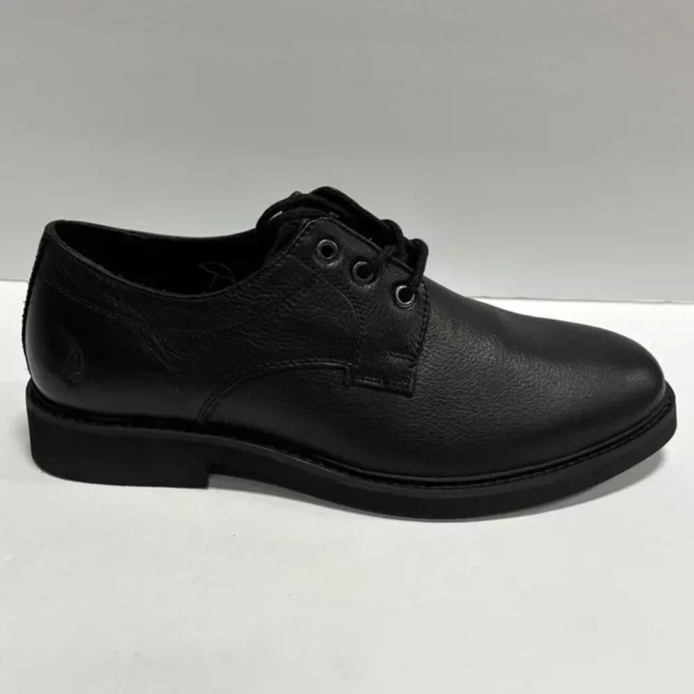Hush Puppies Men’s Detroit Plain Toe Oxford Black, Size 9 M